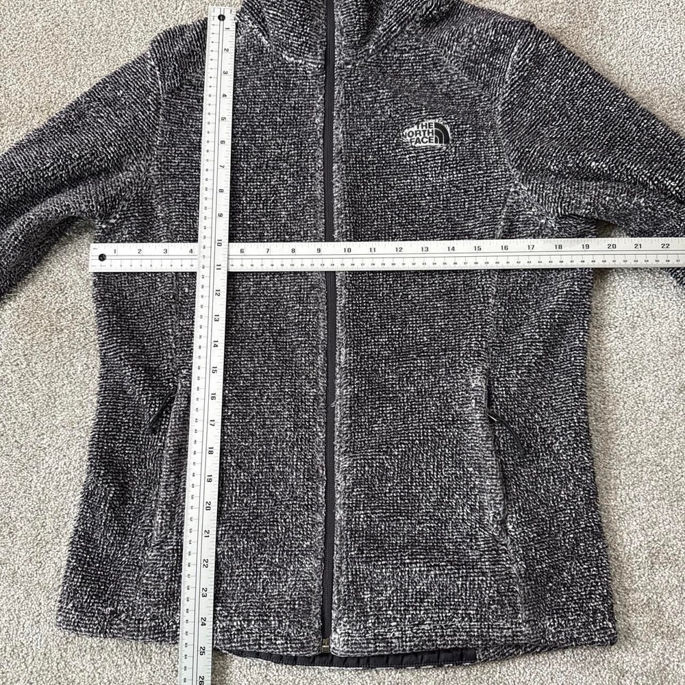 The North Face Gray Fleece Jacket Women's Medium Full Zip - Picture 6 of 8